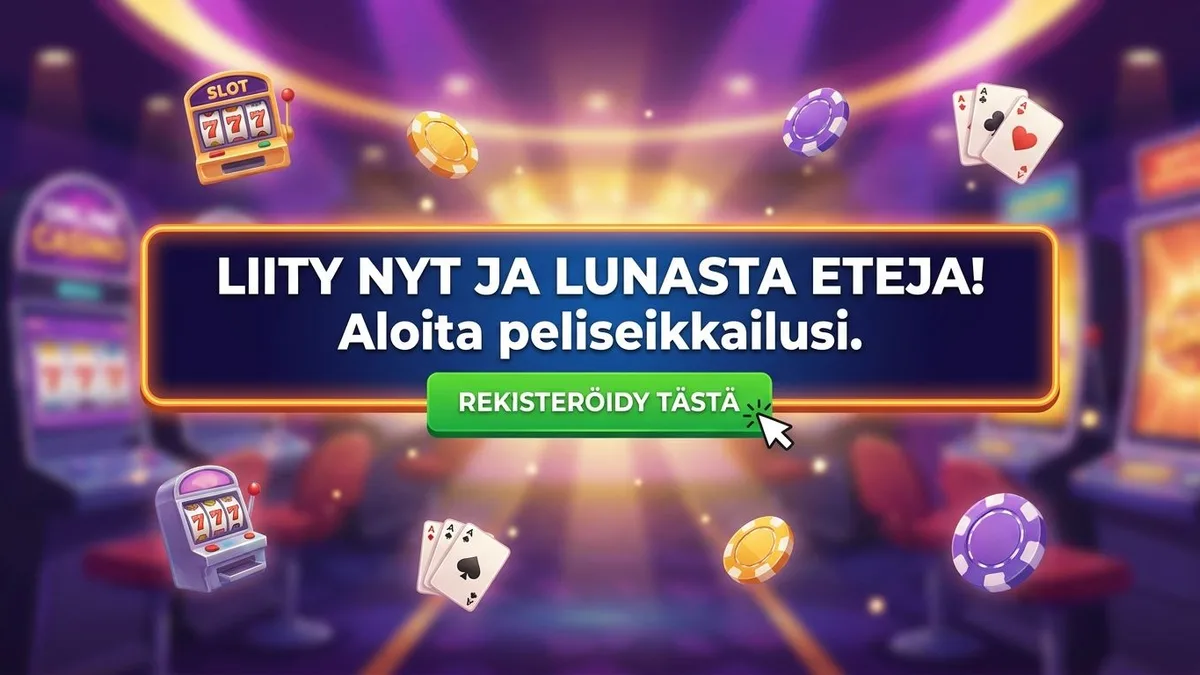Rekisteröidy bonuksella